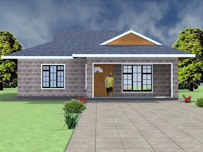 Design for two bedroom house