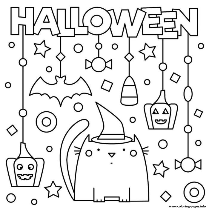 Halloween free printable coloring pages