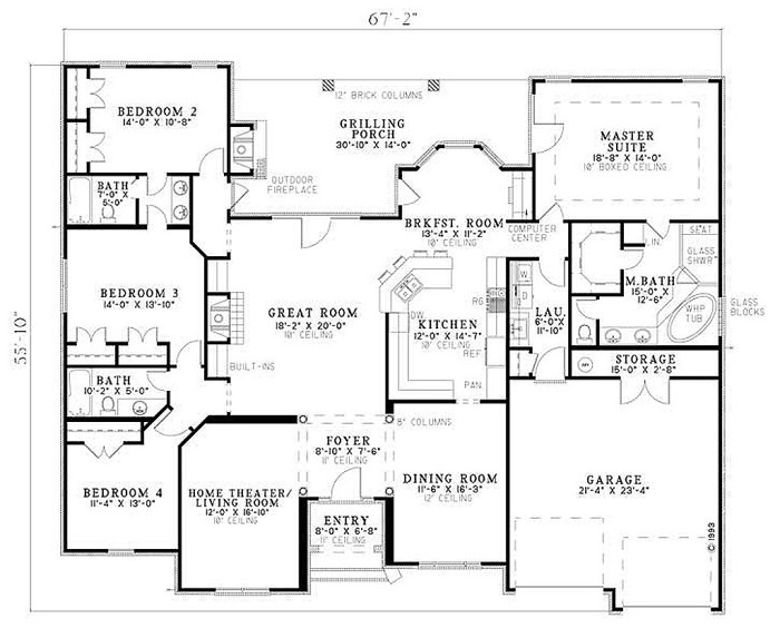 3000 sq ft house design