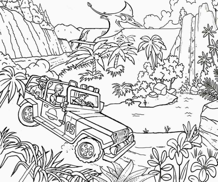 Safari coloring pages