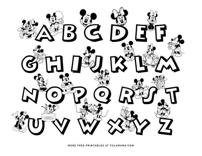 Print mickey mouse coloring pages