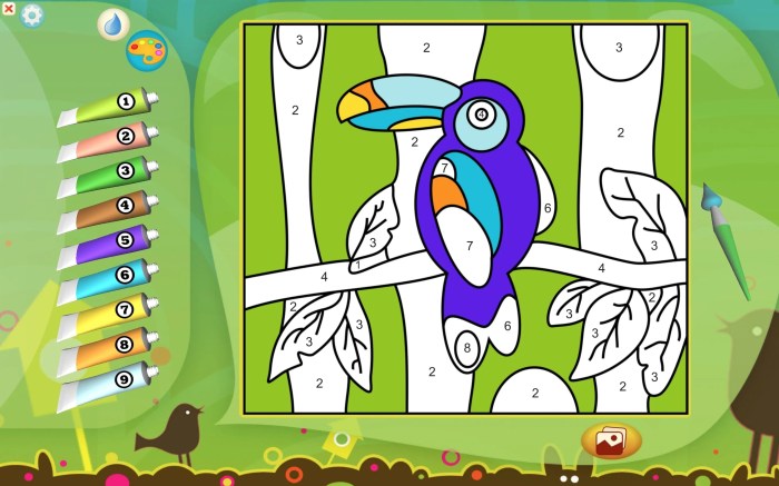 Coloring app for kids