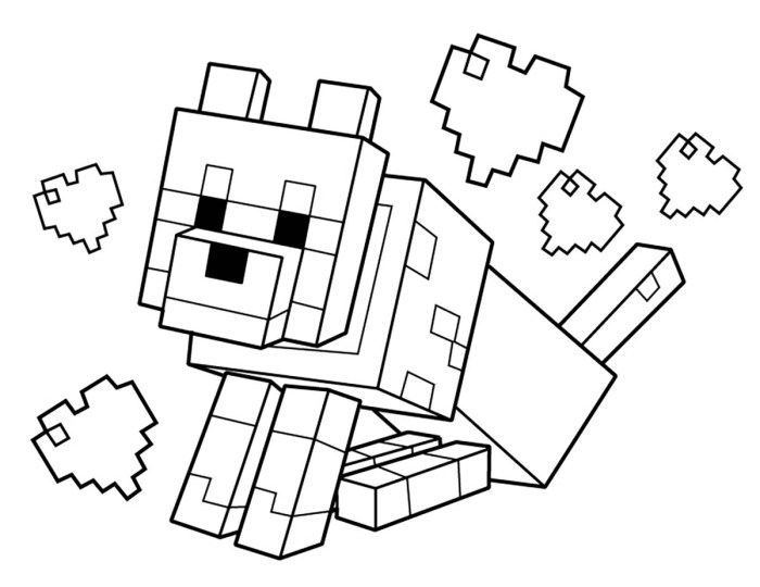 Minecraft coloring pages free