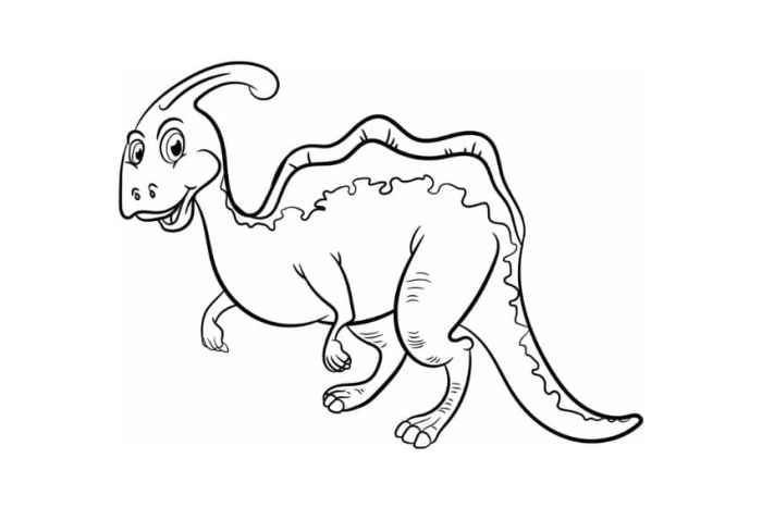 Dinosaur coloring pages for kids