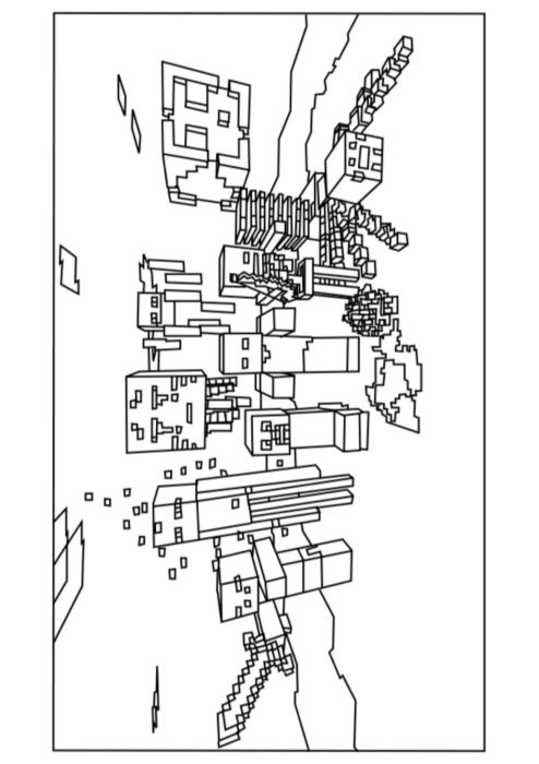 Cool minecraft coloring pages