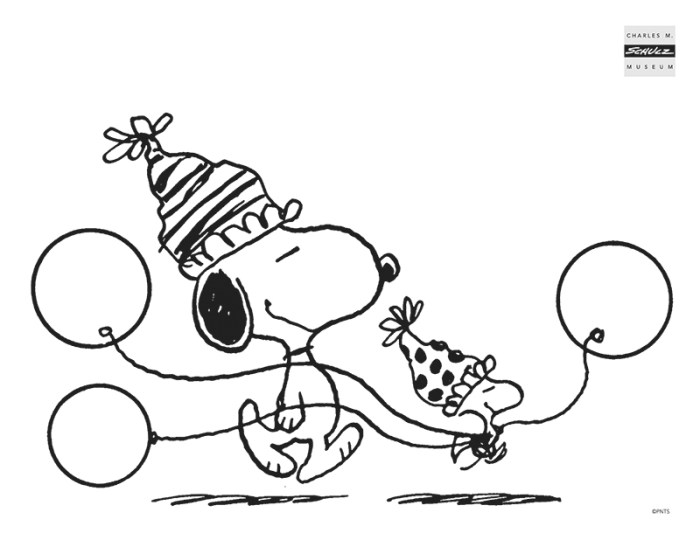 Peanuts christmas coloring pages