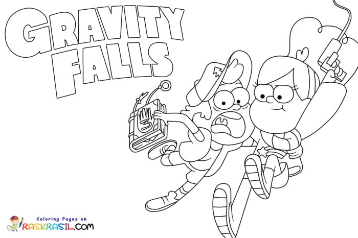 Gravity falls color pages