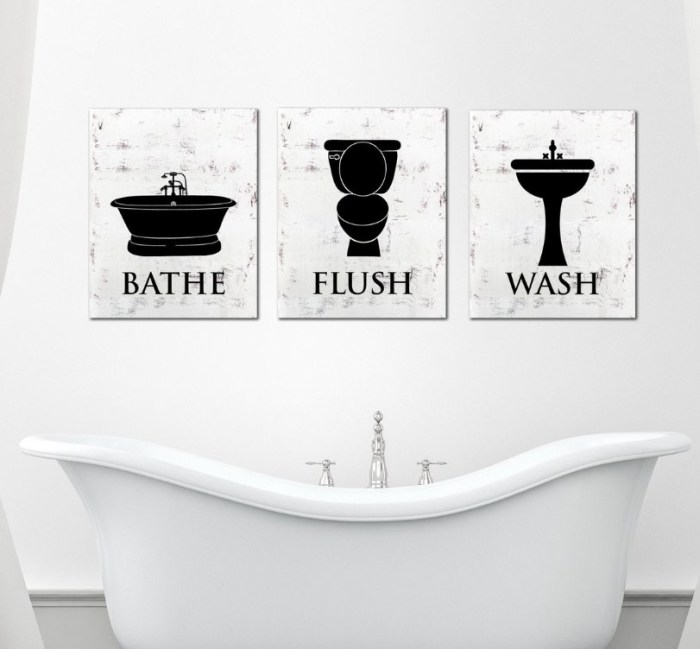 Bathroom wall decor ideas