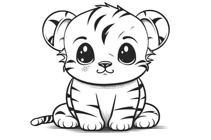 Coloring pages of cute animals