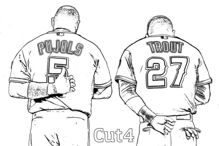 Mlb coloring pages