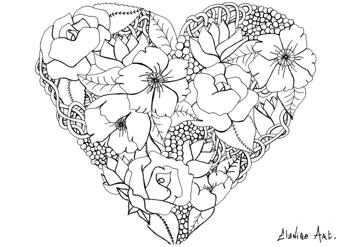 Flowers coloring pages kids