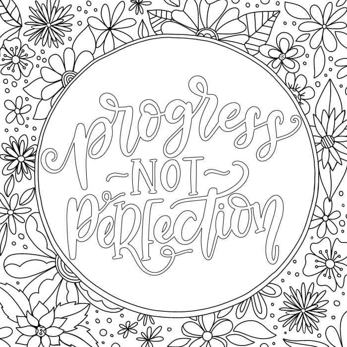 Positive coloring pages