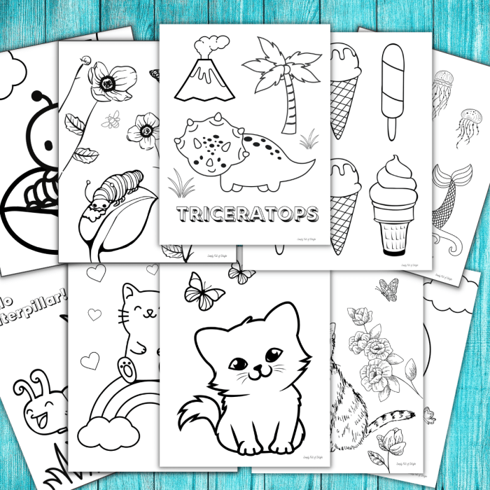 Cute coloring pages free printable