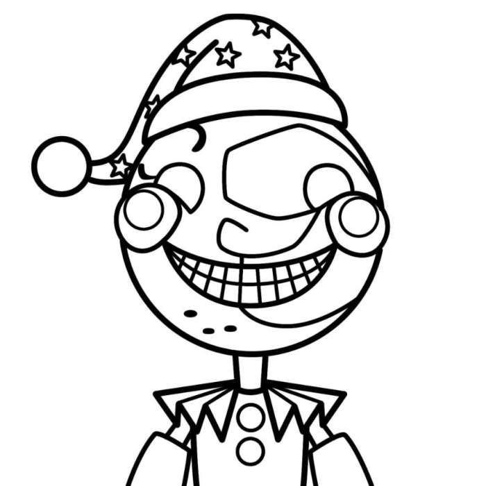 Five nights at freddy's printable coloring pages