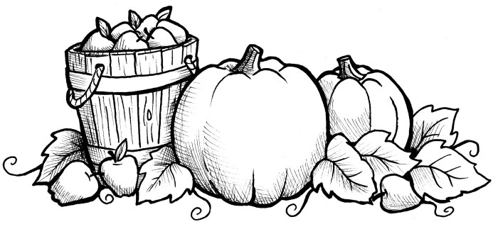 Free fall coloring pages for kids