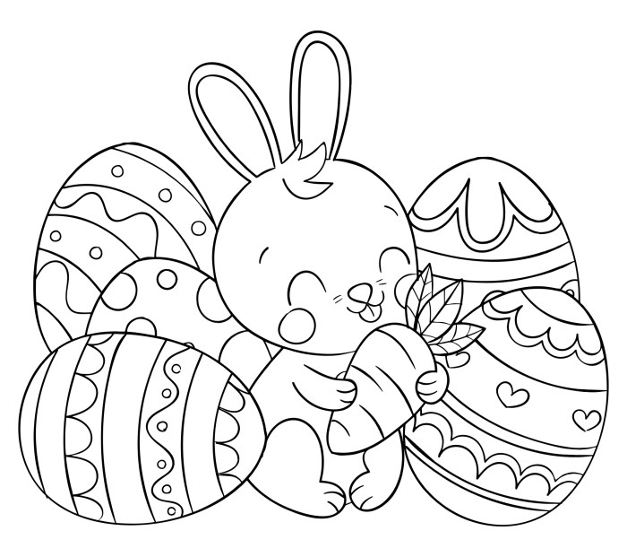 Free easter coloring book pages