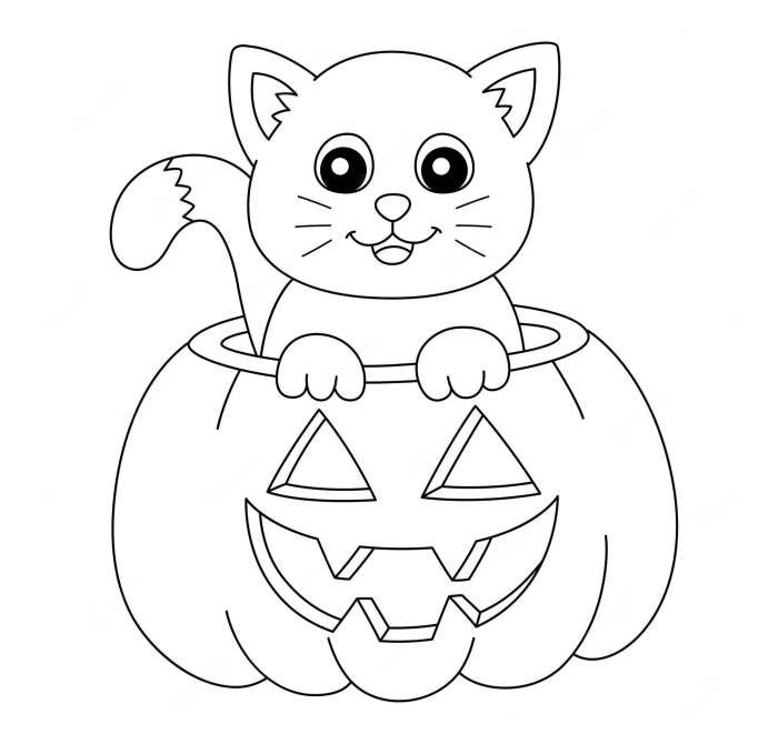 Halloween coloring sheets kids