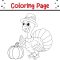 Preschool Thanksgiving Coloring Pages