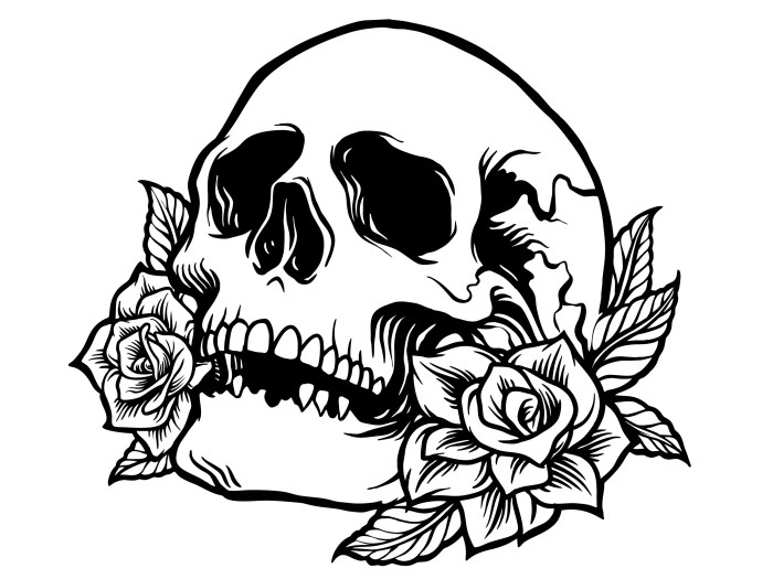 Tattoo coloring pages stencils