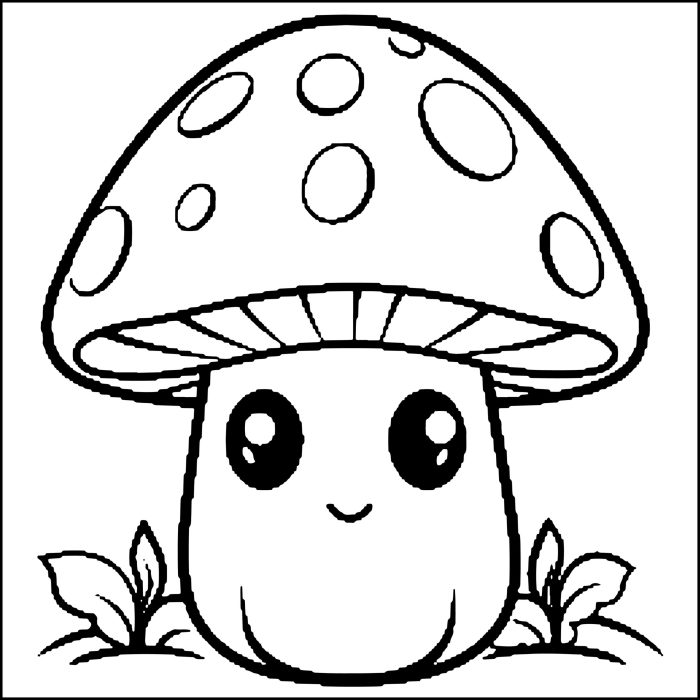 Cute and easy coloring pages