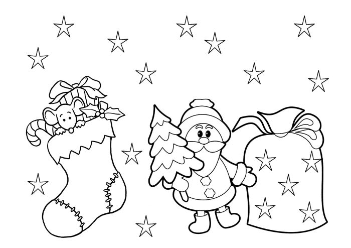 Coloring sheets for kids christmas