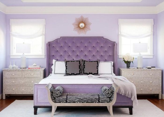 Decor for purple bedroom