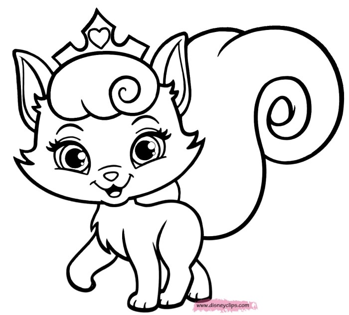 Free kitten coloring pages