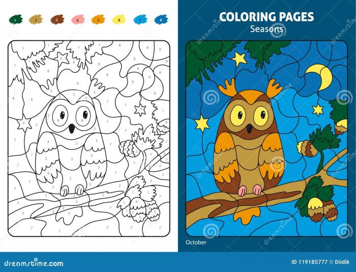 Coloring puzzles for kids