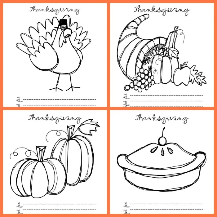 Coloring pages thanksgiving printable