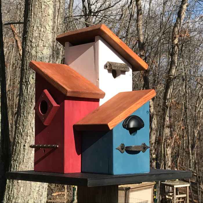 Chickadee bird house design