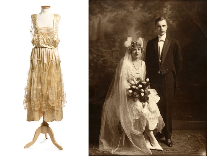 Real 1920s wedding dress