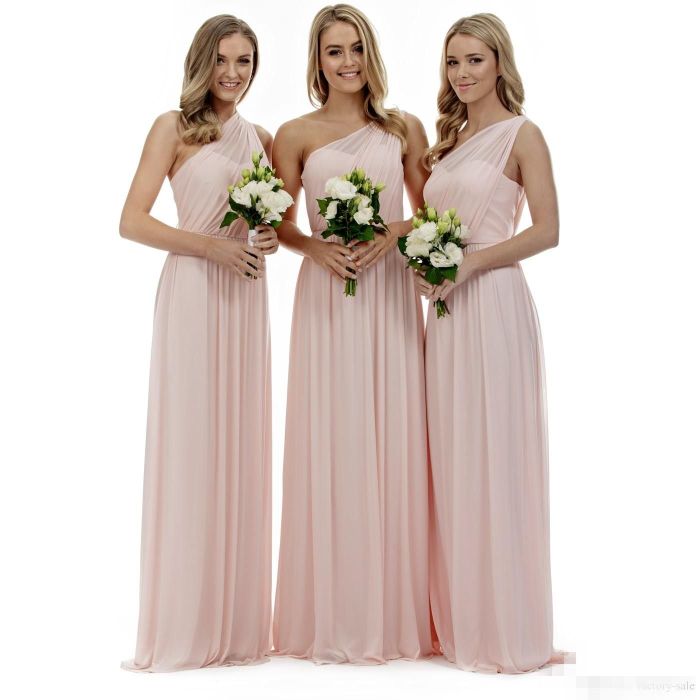 Pink wedding dresses for bridesmaids